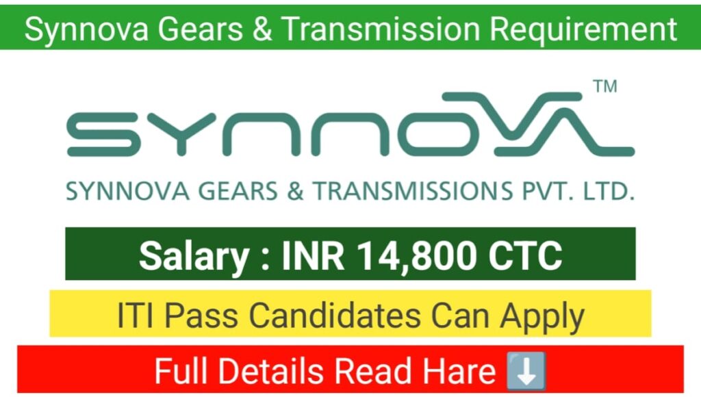 Synnova Gears & Transmission Hiring 2023
