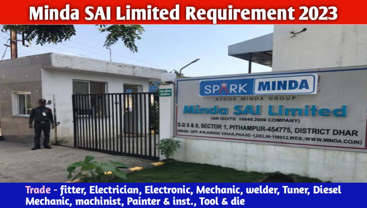 Minda Sai Limited Requirement 2023