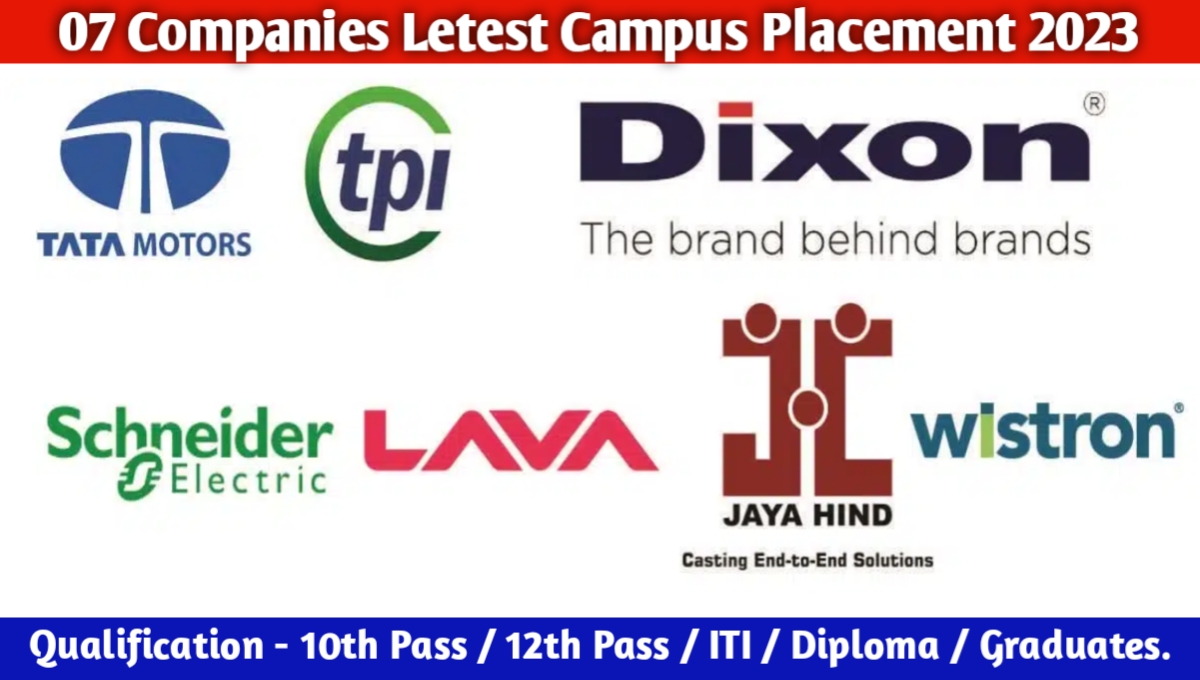 Multiple Companies Campus Placement 2023