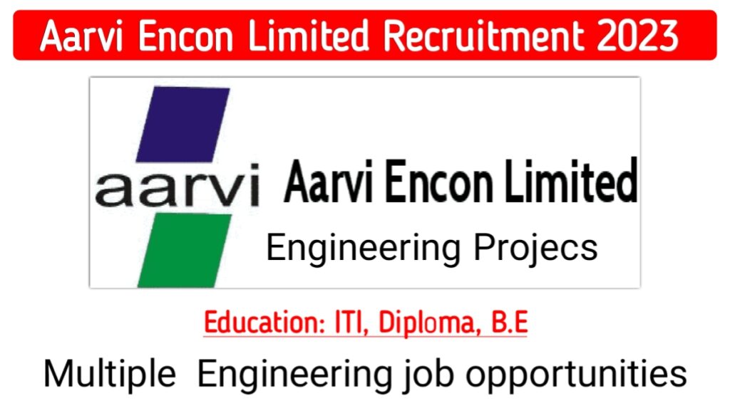 Aarvi Encon Limited Requirement 2023