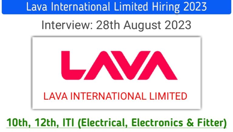 Lava International Limited Hiring 2023