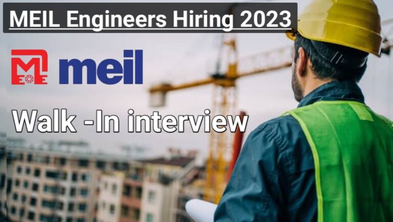 MEIL Engineers Hiring2023