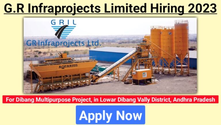 G.R Infraprojects Limited Hiring 2023