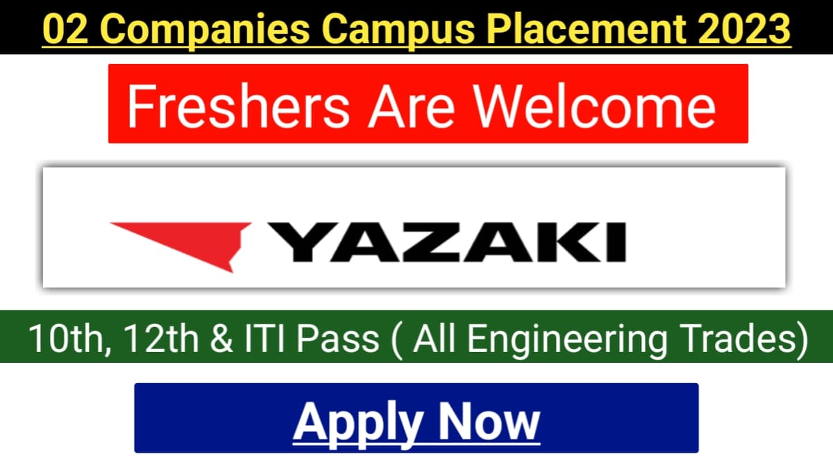 Career Opportunity For 10th, 12th & ITI Pass