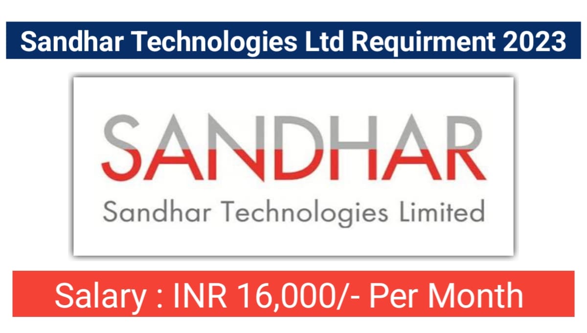 Sandhar Technologies Ltd Job Vacancy