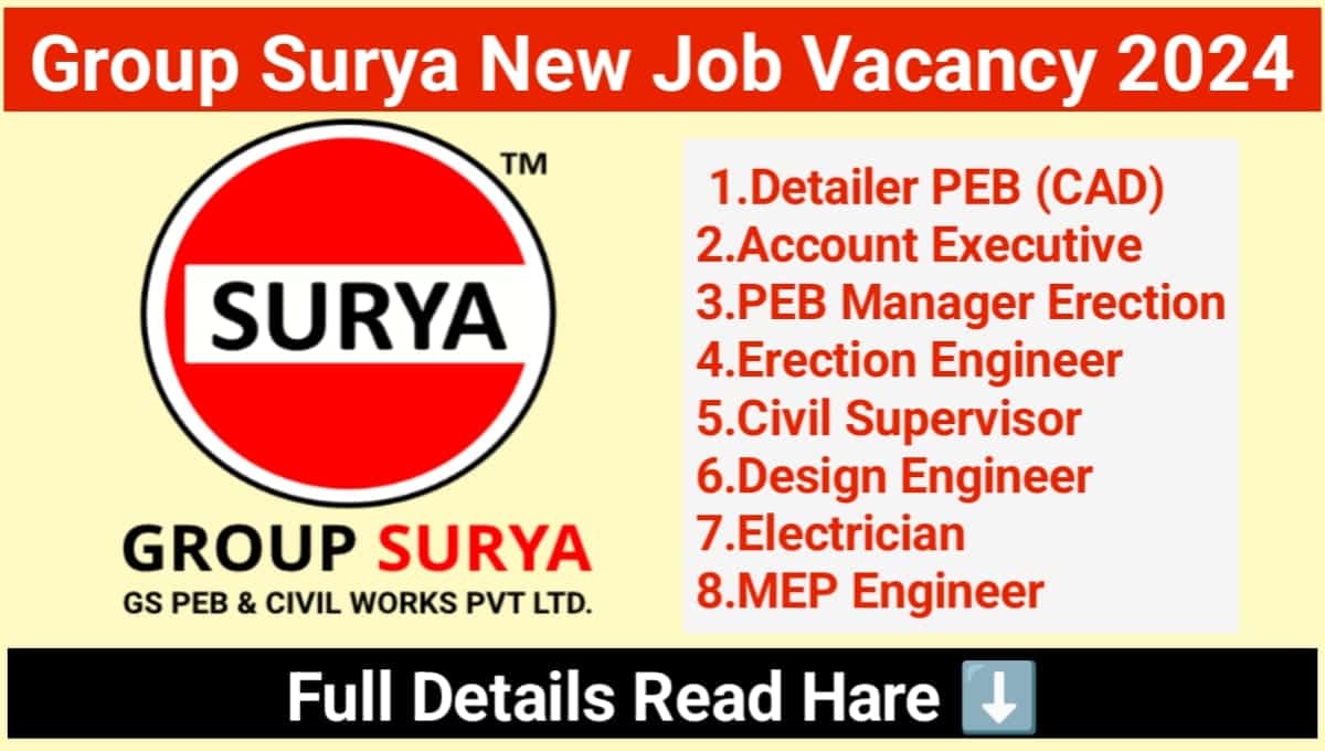 Group Surya New Job Vacancy 2024