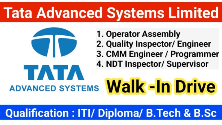 Tata Advanced Systems Ltd Walk -In Drive 2024