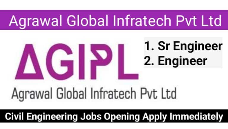 Agrawal Global Infratech Pvt Ltd Hiring 2024