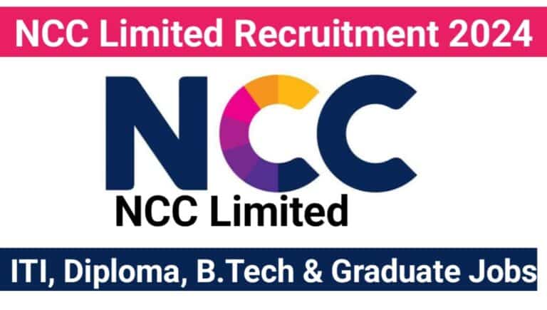 NCC Limited Hiring 2024