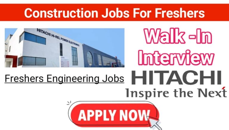 Construction Jobs For Freshers